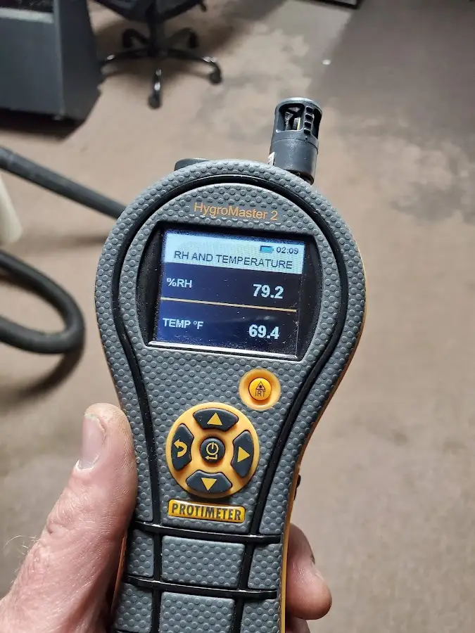 Moisture meter humidity assessment for Fire & Smoke Damage Restoration in Diboll