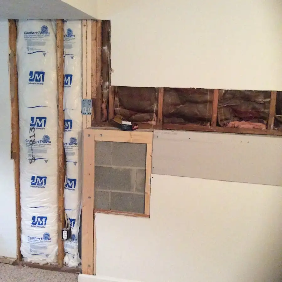 Wall insulation replacement during Odor Removal & Deodorization in Diboll